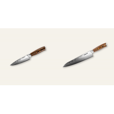 AKCE 1+1 Šéfkuchařský nůž Seburo SUBAJA Damascus 150mm +...