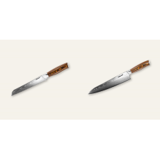 AKCE 1+1 Nůž na pečivo Seburo SUBAJA Damascus 195mm + Šéfkuchařský nůž Seburo SUBAJA Damascus 250mm