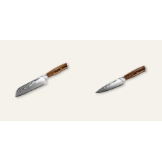 Santoku nůž Seburo SUBAJA Damascus 175mm + Šéfkuchařský nůž...
