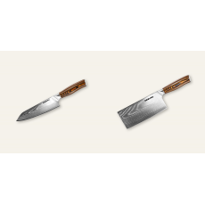 AKCE 1+1 Kiritsuke (mistr-šéf, santoku) nůž Seburo SUBAJA...