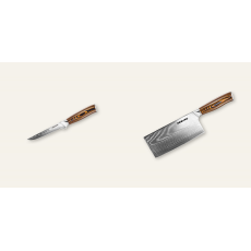 AKCE 1+1 Vykosťovací nůž Seburo SUBAJA Damascus 150mm + Sekáček...