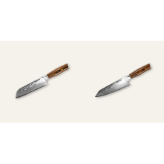 Santoku nůž Seburo SUBAJA Damascus 175mm + Kiritsuke (mistr-šéf,...