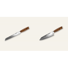 Nůž na pečivo Seburo SUBAJA Damascus 195mm + Kiritsuke...