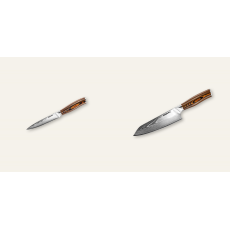 AKCE 1+1 Kuchyňský univerzální nůž Seburo SUBAJA Damascus 130mm...