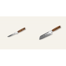 Vykosťovací nůž Seburo SUBAJA Damascus 150mm + Santoku nůž...