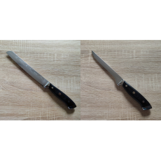 AKCE 1+1 Nůž na pečivo Seburo WEST Damascus 200mm + Vykosťovací nůž Seburo WEST Damascus 170mm