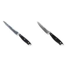 AKCE 1+1 Kuchyňský univerzální nůž Seburo WEST Professional Damascus 130mm + Nůž na ovoce a zeleninu Seburo WEST Professional Damascus 90mm