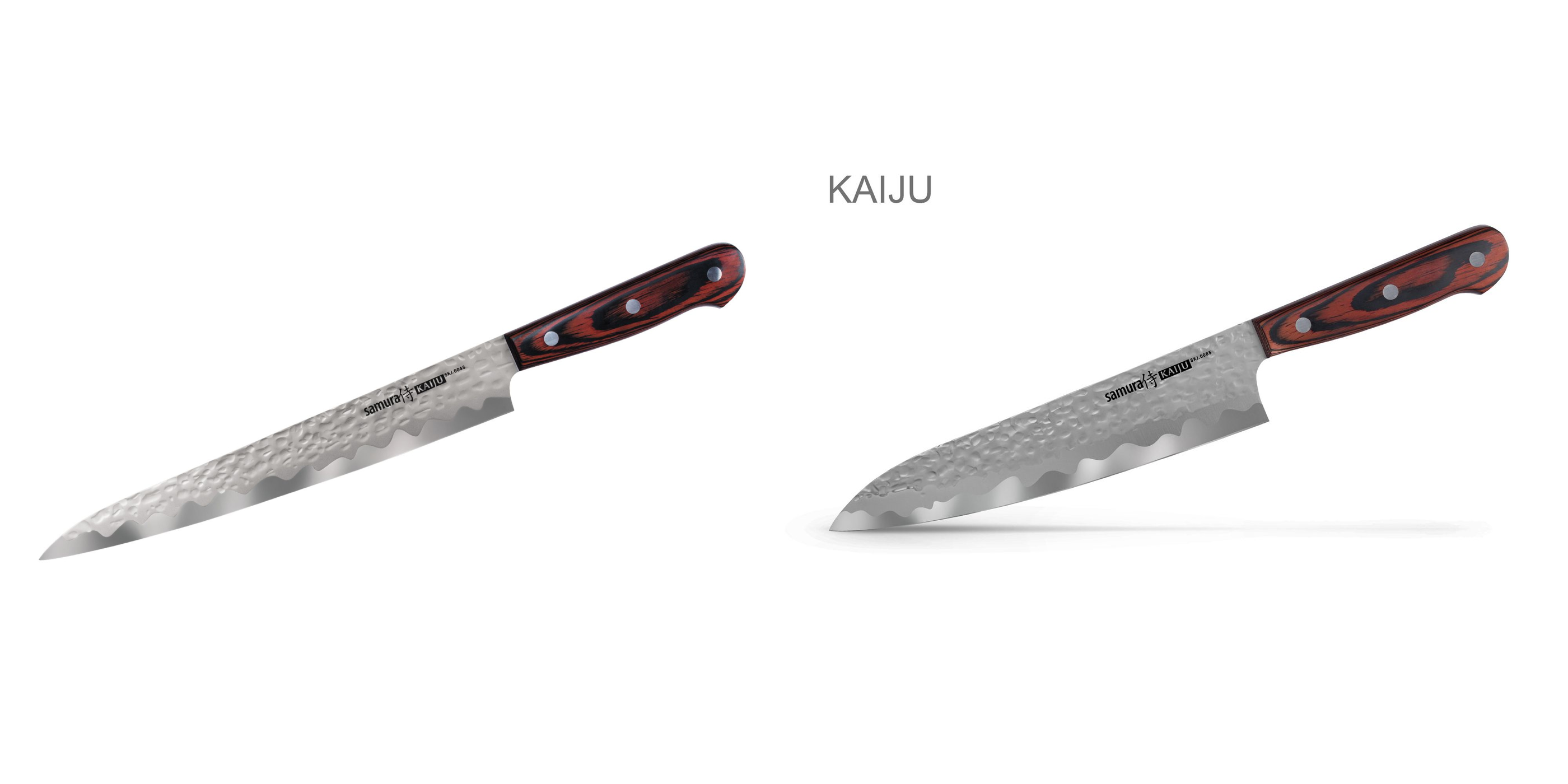 AKCE 1+1 Nůž Yanagiba na sushi Samura KAIJU (SKJ-0045) 240mm + Šéfkuchařský nůž Samura KAIJU (SKJ-0085) 210mm