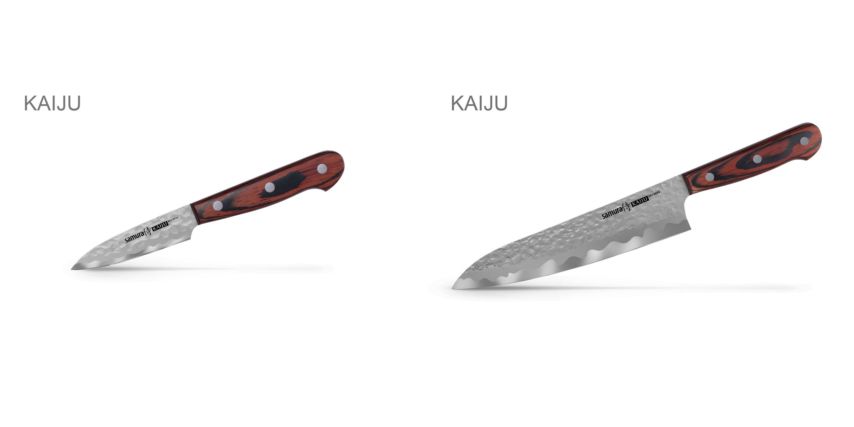 AKCE 1+1 Nůž na ovoce a zeleninu Samura KAIJU (SKJ-0011) 78mm + Šéfkuchařský nůž Samura KAIJU (SKJ-0085) 210mm